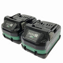 ☆美品3点セット☆HiKOKI ハイコーキ リチウムイオン蓄電池 BSL36A18X×2 充電器 UC18YDL2 マルチボルトバッテリー133292 - 2