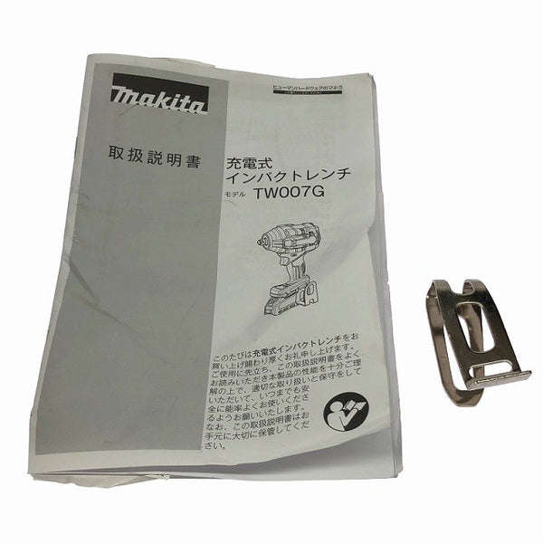 ☆美品☆makita マキタ 40Vmax 充電式インパクトレンチ TW007G 本体のみ コードレスインパクトレンチ 締付け 電動工具132145 - 10