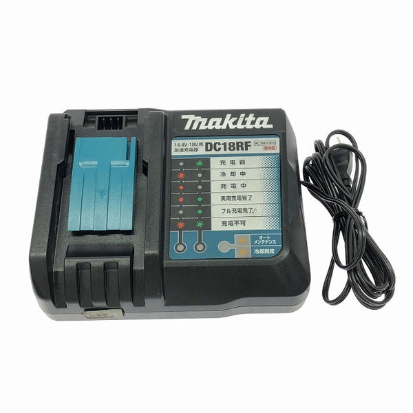 ☆中古品セット☆makita マキタ 18V 6.0Ah 純正 リチウムイオンバッテリー BL1860B 急速充電器 DC18RF リチウムイオン電池137762 - 10