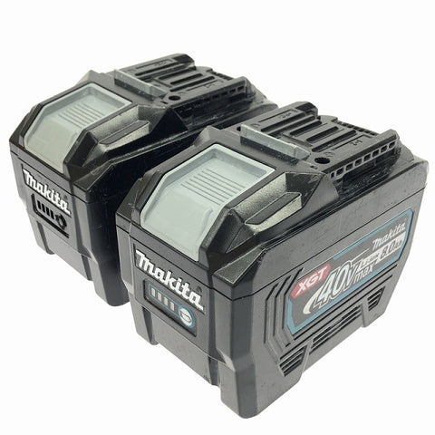 ☆中古品 2個セット☆makita マキタ 40Vmax 8.0Ah 純正 リチウムイオンバッテリー BL4080F 大容量 高出力 リチウムイオン電池131119 - 0