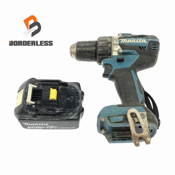 ☆中古品☆makita マキタ 18V 充電式ドライバドリル DF484D バッテリ1個(18V3.0Ah)付き ドリルドライバー ドライバードリル - 1