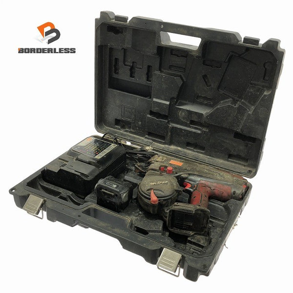☆中古品☆MAX マックス 14.4V 充電式鉄筋結束機 ツインタイア RB-440T バッテリ1個(4.0Ah) 充電器 ケース付 ツインタイヤ137864 - 1