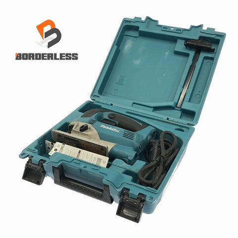 ☆中古品コメント必読☆makita マキタ 100V ジグソー JV0600K 本体+ケース ジグソーブレード 切断機 木工 DIY 日曜大工
