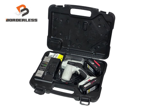 ☆中古品☆ Panasonic パナソニック 14.4V 充電小穴カッター EZ4543LS2S-B バッテリー2個 4.2AH 充電器 替え刃125301