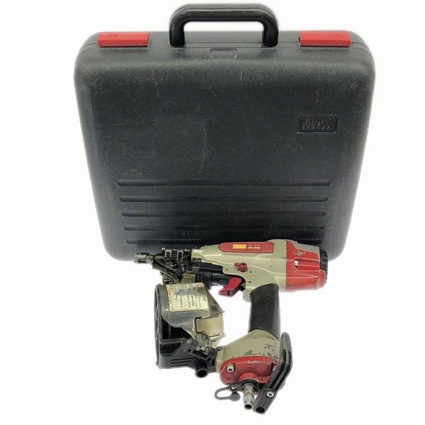 ☆中古品☆MAX マックス 50mm 常圧 コイルネイラ CN-450 ケース付 エア釘打機 エア釘打ち機 ロール釘打機 ロール釘打ち機131828 - 3