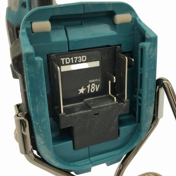 ☆中古品☆makita マキタ 18V 充電式インパクトドライバー TD173D 青/ブルー 本体のみ コードレス バッテリー式 締付け 電動工具124568 - 10