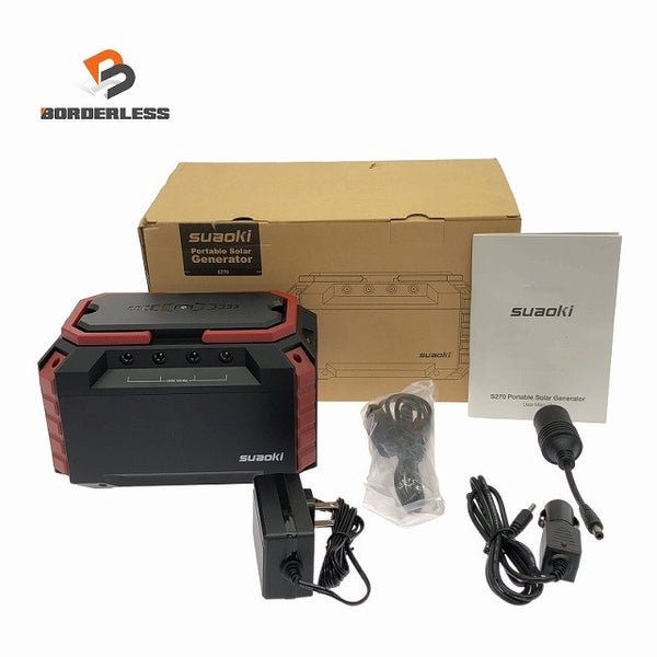 ☆未使用品☆SUAOKI スアオキ ポータブル電源 S270 150Wh 小型 モバイルバッテリー キャンプ 防災 アウトドア136126 - 1