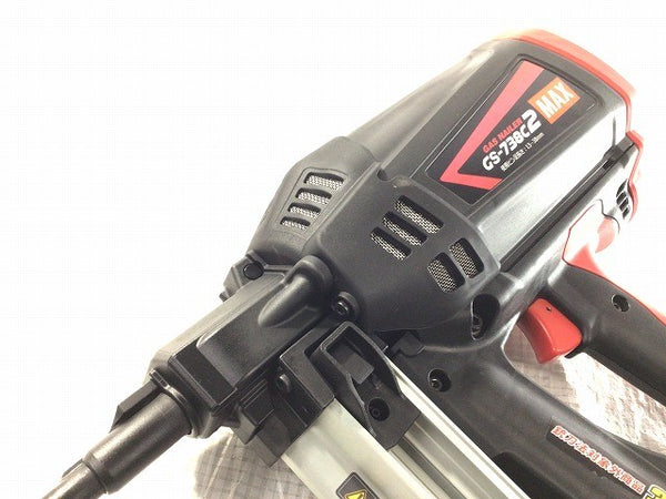 ☆未使用品☆MAX マックス 38mm ガスネイラ GS-738C2 バッテリー2個+充電器+ケース ガス式鋲打ち機 ガス式鋲打機 充電式134314 - 9