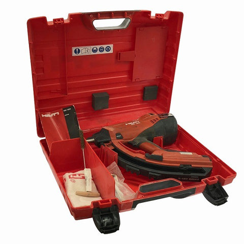 ☆中古品☆HILTI ヒルティ ガス式鋲打機 GX120 ケース付き ガス式鋲打ち機 ガスネイラー ガス銃135009 - 0
