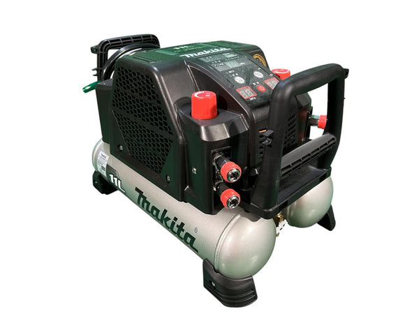 ☆未使用品☆makita マキタ 100V 11L 高圧4口 エアコンプレッサー AC462XLHB  黒 エアーコンプレッサー エアツール136190 - 3
