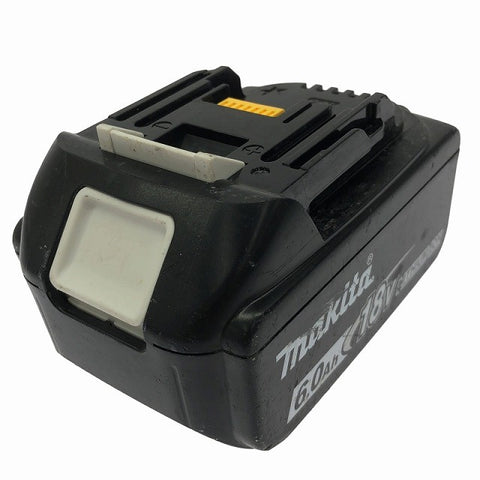 ☆比較的綺麗☆makita マキタ 18V 6.0Ah 純正 リチウムイオンバッテリー BL1860B 残量表示付 急速充電対応 蓄電池 充電池 雪マーク128297 - 0