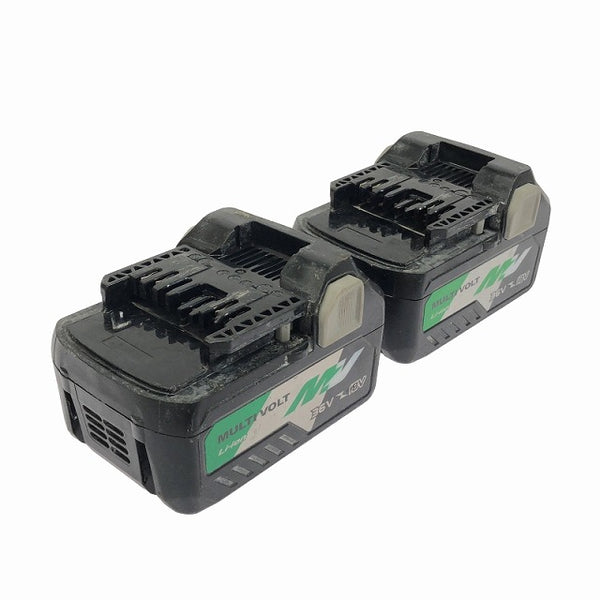 ☆中古品2点セット☆HiKOKI ハイコーキ 36V 2.5Ah 純正 マルチボルトバッテリー BSL36A18 リチウムイオンバッテリー 蓄電池 - 4