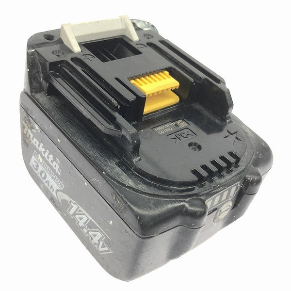 ☆中古品2点セット☆makita マキタ 14.4V 3.0Ah 純正 リチウムイオンバッテリー BL1430B 残量表示付 蓄電池 充電池137922 - 5