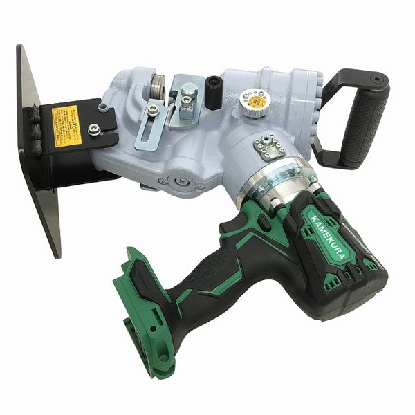 ☆未使用品☆KAMEKURA 亀倉精機 36V 電動油圧式 コードレスポートパンチャー RW-B2A バッテリ1個 充電器 ケース付 充電式137780 - 6