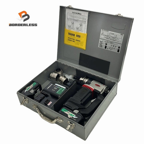 ☆中古美品☆ TONE トネ 36V コードレス建方1番 CKS250 シャーレンチ マルチボルトバッテリー2個+充電器+パーツ+ケース125701