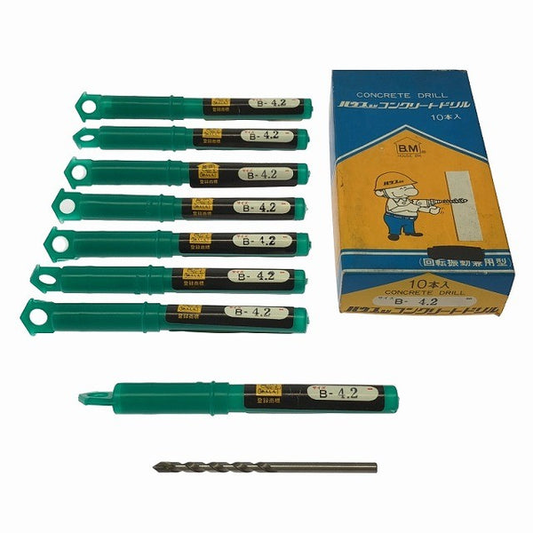 ☆未使用品 57本☆HOUSE BM ハウスビーエム コンクリートドリル 回転振動兼用型 B-8.0/5.5/5.0/4.5/4.3/4.2/4.0/3.5/3.4/3.0 コメ有 - 6