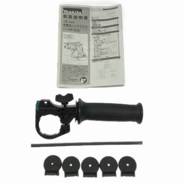 ☆美品☆makita マキタ 18V 18mm 充電式ハンマドリル HR183D 集じんシステム DX16付 電動工具 穴あけ 破砕 加工137392 - 10
