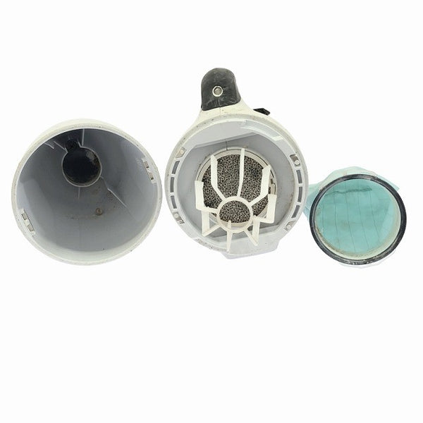 ☆中古品☆makita マキタ 18V 充電式クリーナー CL180FD 白 本体＋パイプ＋ノズル付 コードレス バッテリー式 掃除機 - 8