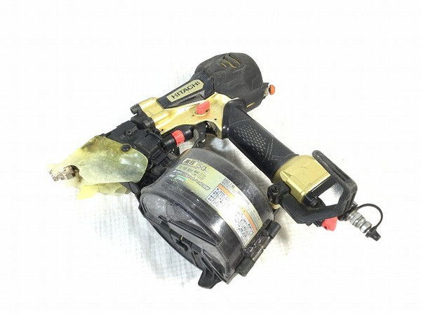 ☆中古品☆HITACHI 日立工機 50mm 高圧ロール釘打機 NV50HR(S) パワー切替機構付き エア工具 エアツール 大工道具 釘打ち機118576 - 4