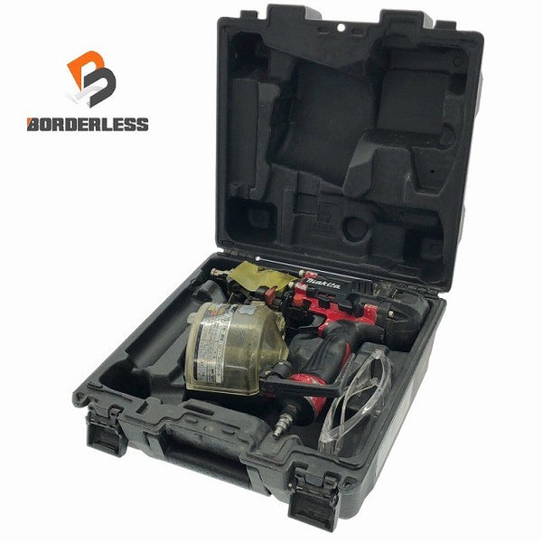 ☆中古品☆makita マキタ 65mm 高圧 エア釘打機 AN636H  エア釘打ち機 ロール釘打機 ロール釘打ち機 コイルネイラ115121 - 1