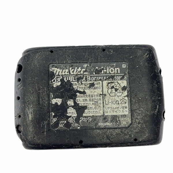☆中古品☆makita マキタ 18V 充電式インパクトドライバー TD173D 黒/ブラック バッテリ1個(18V 6.0Ah)付 コードレス バッテリー式127202 - 9