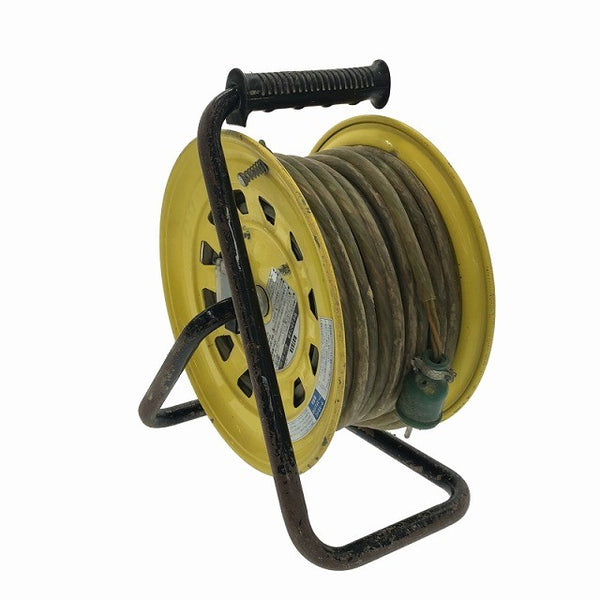 ☆中古品☆HATAYA ハタヤ 畑屋 サンタイガーリール TBG-301KGXD 100V 30m 漏電遮断器付 電工ドラム コードリール 延長コード 115129 - 5