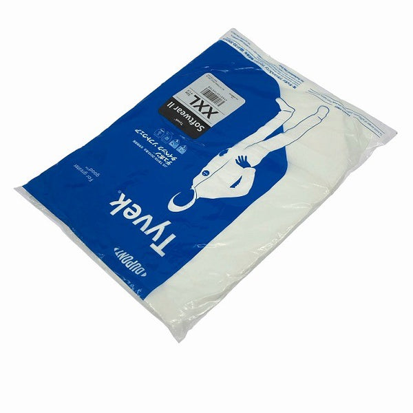 ☆未使用品☆DUPONT デュポン 化学防護服 Tyvek タイベックソフトウェア2型 XXLサイズ ホワイト/白 9枚入129938 - 4