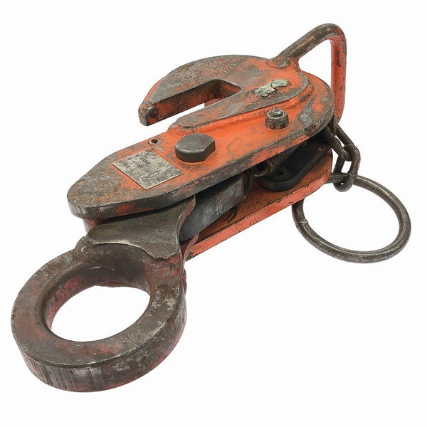 ☆中古品 2個セット☆JAPANCLAMP 日本クランプ 1.0t 横吊り専用クランプ ABA-1 2個 横つり 形鋼材 平板133324 - 4