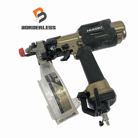 ☆中古品☆HiKOKI ハイコーキ 41mm 高圧 ねじ打機 WF4HS ハイゴールド ケース付 ねじ打ち機 ターボドライバー エアビス打機