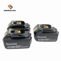 ☆極美品 計三点セット☆ makita マキタ 18V 純正 リチウムイオンバッテリー BL1860B×2 BL1830B×1 残量表示付き 蓄電池135066 - 1