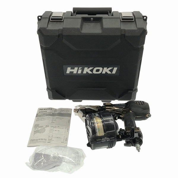 ☆比較的綺麗☆HiKOKI ハイコーキ 65mm 高圧 ロール釘打機 NV65HR2(S) ケース付 パワー切替機構付 エア釘打機 コイルネイラ117366 - 3