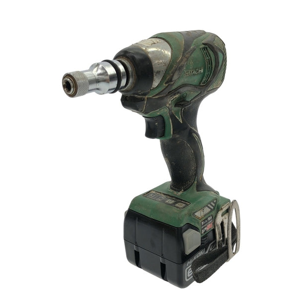 ☆中古品☆HITACHI 日立工機 14.4V コードレスインパクトレンチ WR14DBAL2 バッテリ2個(14.4V6.0Ah) 充電器付 充電式118259 - 2