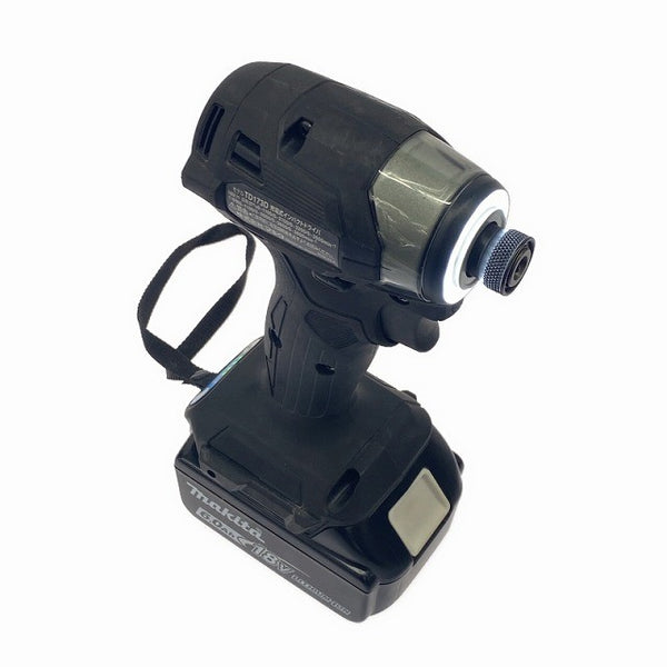 ☆美品☆makita マキタ 18V 充電式インパクトドライバ TD173DRGXB 黒/ブラック バッテリー2個(18V 6.0Ah) 充電器 ケース付119073 - 5