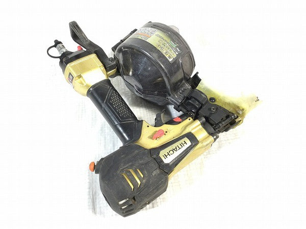 ☆中古品☆HITACHI 日立工機 50mm 高圧ロール釘打機 NV50HR(S) パワー切替機構付き エア工具 エアツール 大工道具 釘打ち機118576 - 7