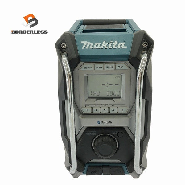 ☆比較的綺麗☆ makita マキタ 40Vmax 充電式ラジオ MR002GZ 本体のみ bluetooth 防水 防じん137808 - 1