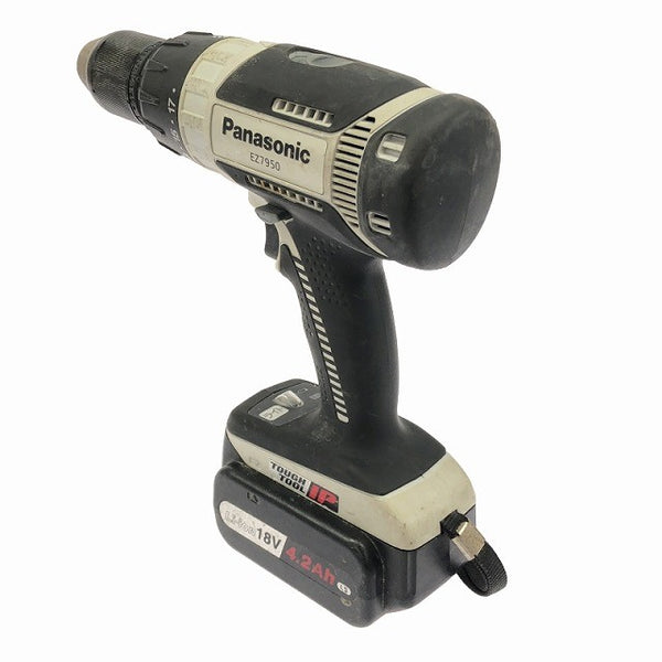 ☆中古品☆Panasonic パナソニック 18V 充電振動ドリル＆ドライバー EZ7950 本体+バッテリー1個(18V 4.2Ah)117576 - 5