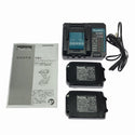 ☆未使用品☆makita マキタ 18V 充電式インパクトドライバー TD146DWHX 青 バッテリ2個(18V1.5Ah) 充電器 ケース付 コードレス119046 - 10