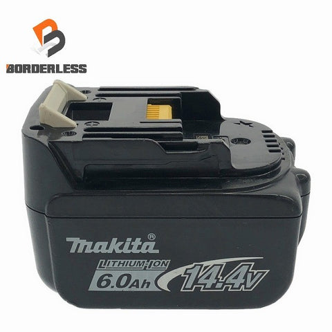 ☆未使用品☆ makita マキタ 14.4V 6.0Ah 純正リチウムイオンバッテリー BL1460B バッテリー残量確認 雪マーク