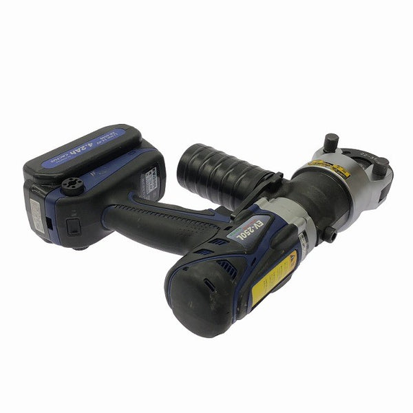 ☆中古品☆CACTUS カクタス 14.4V コードレス電動油圧式圧着工具 EV-250L バッテリ1個(1.2Ah) ダイス ケース付 充電式圧着機129534 - 6