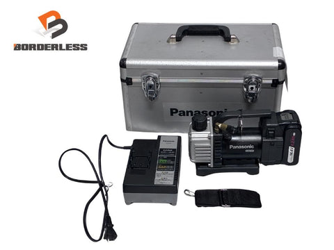☆中古品☆Panasonic パナソニック 14.4☆中古品☆Panasonic パナソニック 14.4/18V 充電真空ポンプ EZ46A3 バッテリー 14.4V 4.2AH 充電器 ケース120584