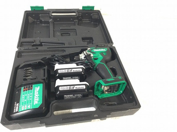 ☆比較的綺麗☆makita マキタ 14.4V 充電式インパクトドライバー MTD001DSX バッテリー2個(1.5Ah)充電器 ケース付き コードレス128807 - 2