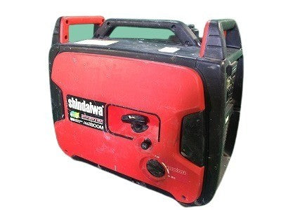 ☆中古品☆SHINDAIWA 新ダイワ インバータ発電機 IEG1800M-Y 1.8kVA ガソリンエンジン インバーター発電機 防災 やまびこ - 2