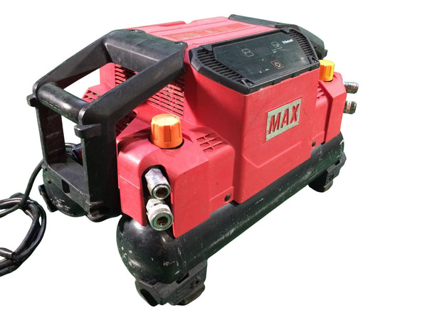 ☆中古品☆MAX マックス 常圧/高圧 エアコンプレッサー AK-HL1310E 赤/レッド 100V 11L AIモード Bluetooth エアーコンプレッサー118927 - 3
