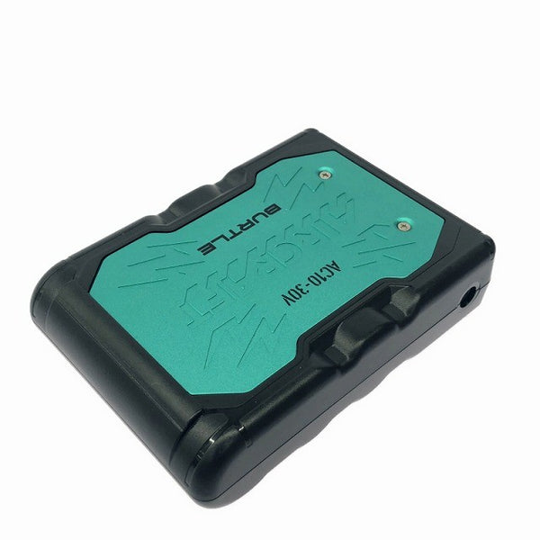 ☆比較的綺麗☆BURTLE バートル 30V エアークラフト専用バッテリーファンセット AC10(マリーン)+AC10-1(ブラック)+充電器+コード133837 - 6