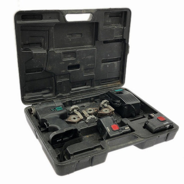 ☆中古品☆REX レッキス コードレスフレア RF20N バッテリー2個 充電器付き 電動工具 加工 配管 フレアツール134311 - 2
