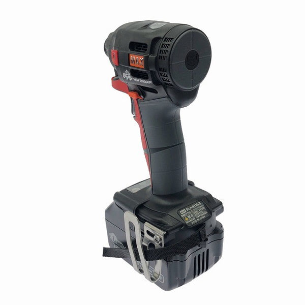 ☆未使用品☆MAX マックス 充電式ブラシレスインパクトドライバ PJ-ID153R-B2C/1850A バッテリ2個(18V5.0Ah) 充電器 レッド127627 - 7