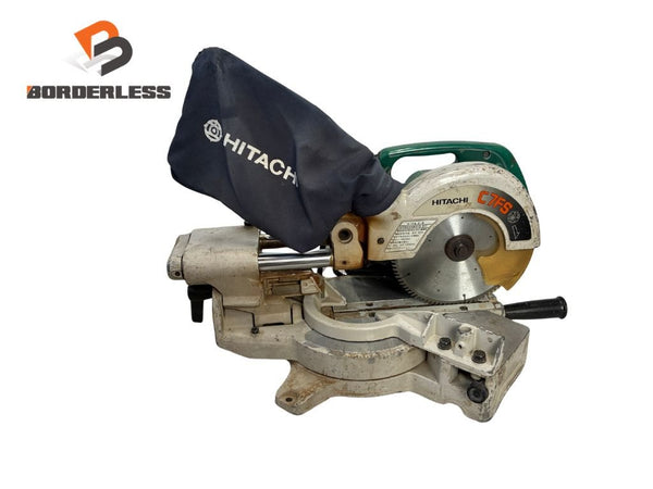 ☆中古品☆日立工機 （ハイコーキ） 卓上スライド丸ノコ C7FSA 190mm 100V 木工用 超硬丸のこ133207 - 1
