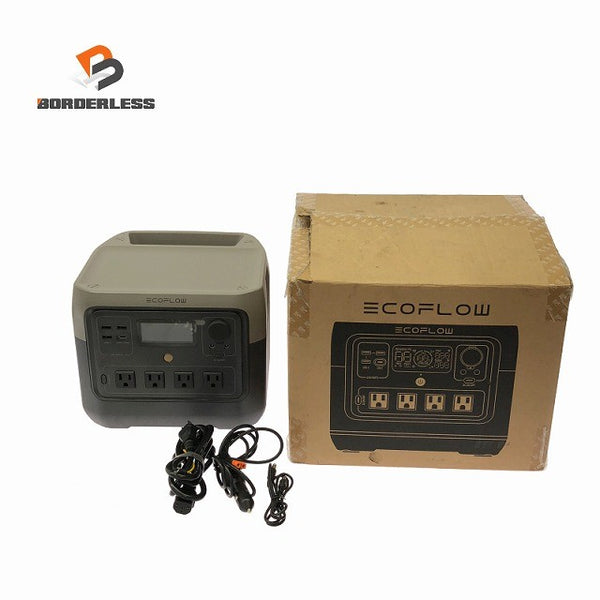 ☆極美品☆EcoFlow エコフロー ポータブル電源 RIVER 2 Pro ZMR620-B-JP 付属品付 768Wh 800W アウトドア キャンプ 防災129139 - 1