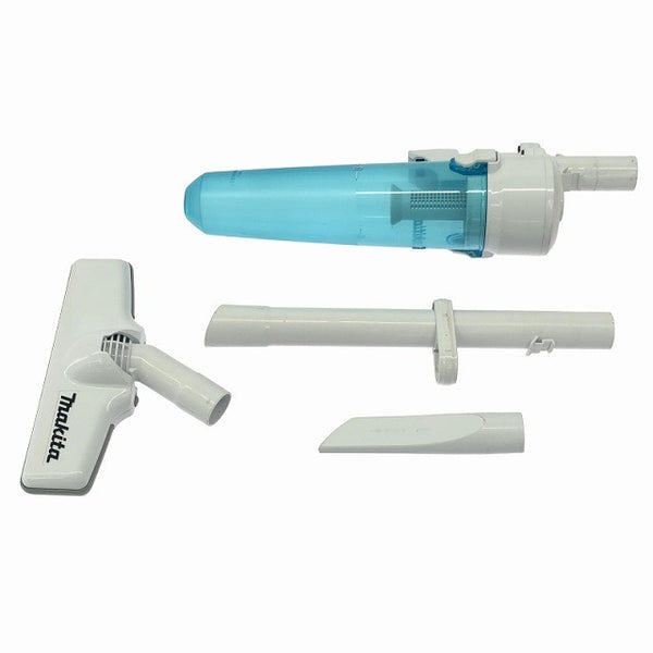 ☆比較的綺麗☆makita マキタ 18V 充電式クリーナー CL281FD 白 本体＋サイクロンアタッチメント＋パイプ＋ノズル付116702 - 10