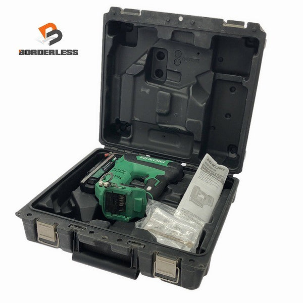 ☆美品☆ HIKOKI ハイコーキ 35mm コードレスピン釘打機 NP3635DA 本体+ケース付 ピンネイラ ピンタッカ 電動工具135003 - 1